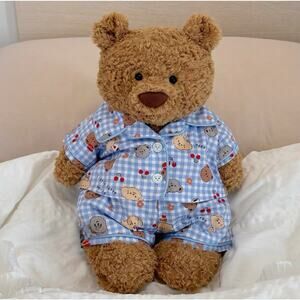 Bartholomew bear cute clothes outfits - blue sleepwear(large)